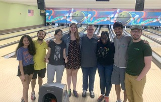 Group bowling picture.